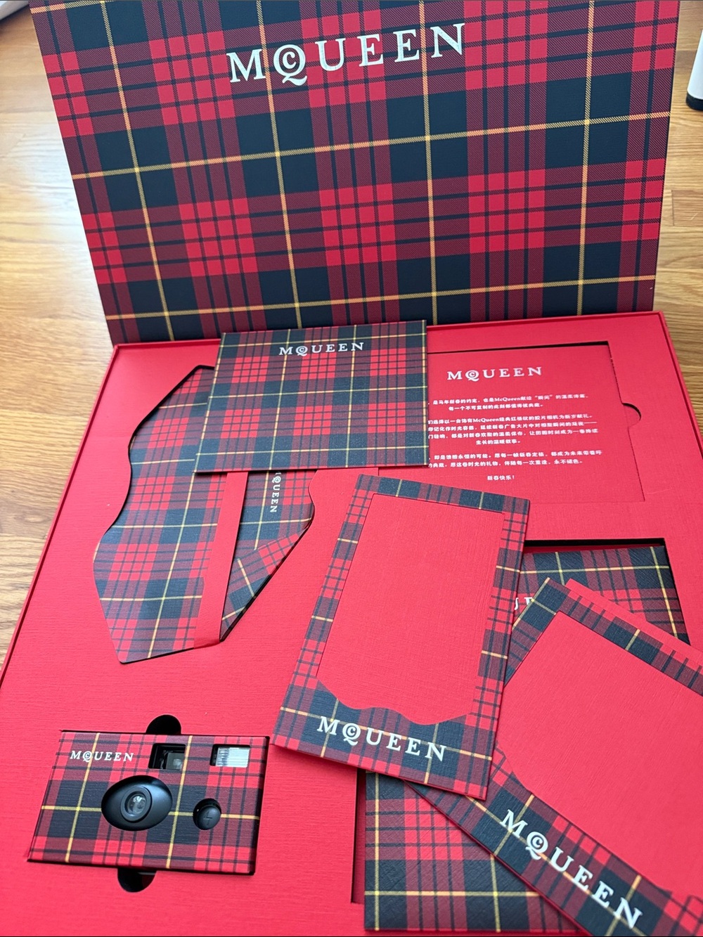 Alexander McQueen Boutique Camera and Frames box set.